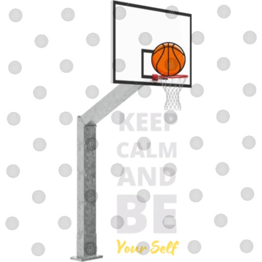 Basketball Zen Digital Files Keep Calm and Be Yourself