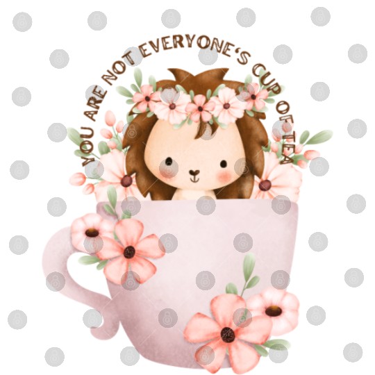 Lion s Cup of Tea Digital Files