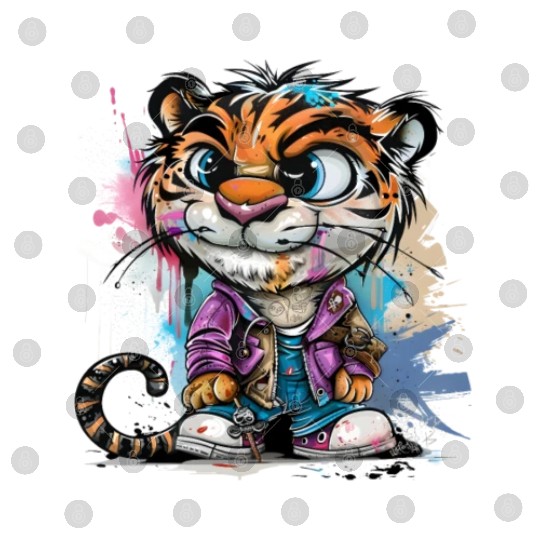 Tiger Trendsetter: Street Style Icon of the Urban Digital Files