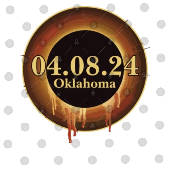 Total Solar Eclipse Path of Totality Oklahoma Digital Files