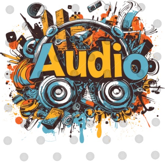 Audio Graffiti Music Lover DJ Hip Hop Culture Digital Files