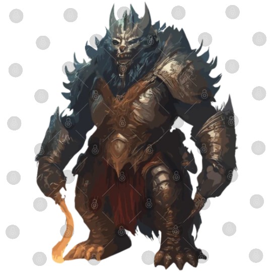 Threatening Ork Warriors In Armor Fantasy Graphics Digital Files