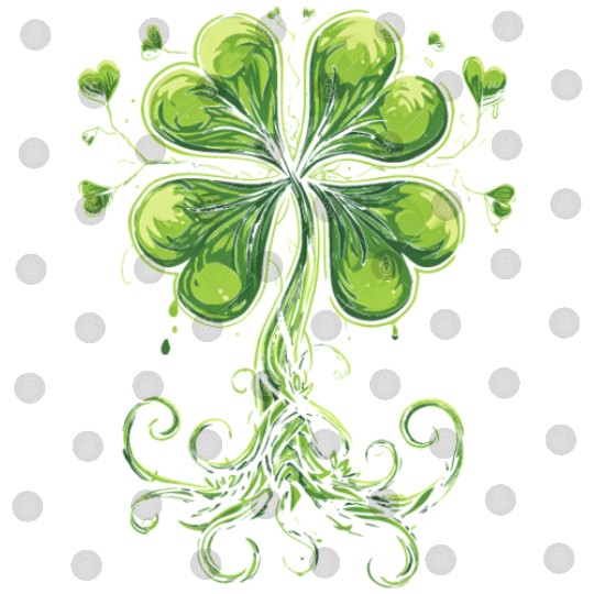 Irish Clover Tree Shamrock Symbol St. Patrick's Da Digital Files