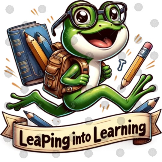 Leaping Into Learning Frog 100 Days of School Digital Files