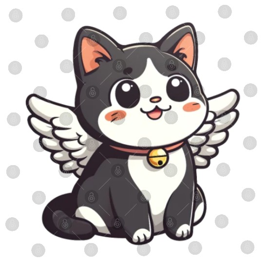 Kawaii Cat Angel Digital Files