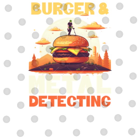 Metal Detecting Burger And Detecting Digital Files