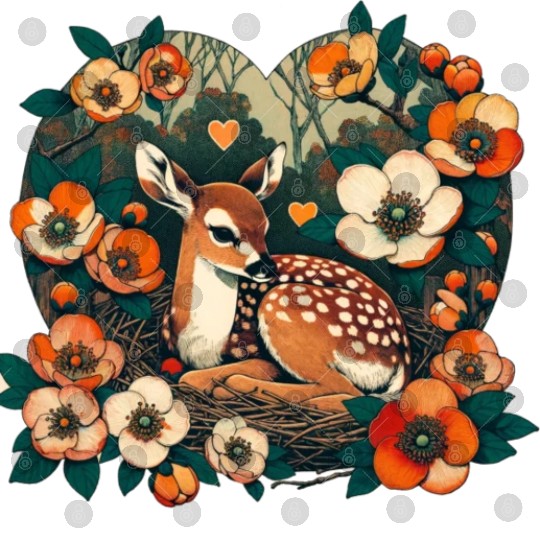 Spring Fawn Digital Files