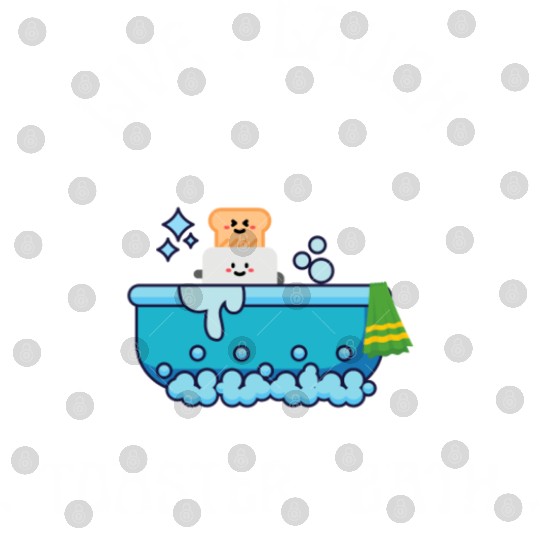live laugh toaster bath Digital Files