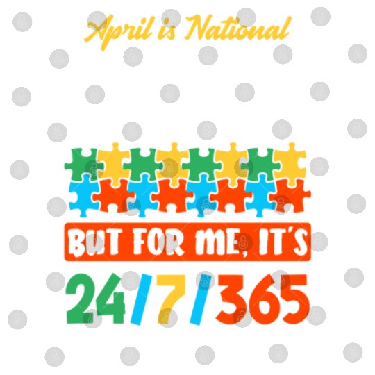 April Is National Autism Awareness Month Digital Files