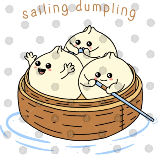 Happy Sailing Dumpling Digital Files