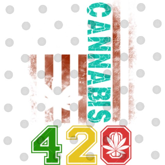 Amusing 420 American Herb Weed Marijuana Design Digital Files