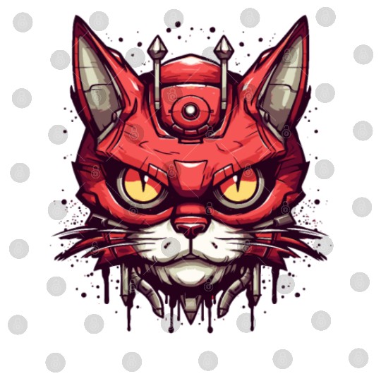 Urban Mecha Tech Cat Digital Files