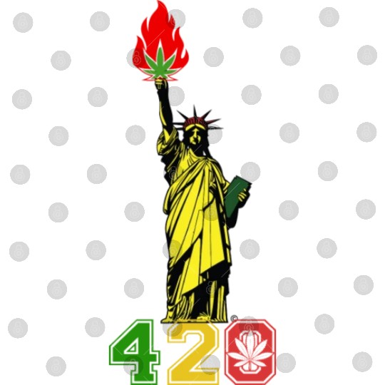 Humoristic 420 Liberty Herb Weed Marijuana Design Digital Files