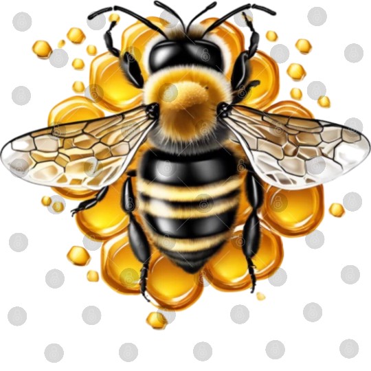 Bee and honeycomb Digital Files