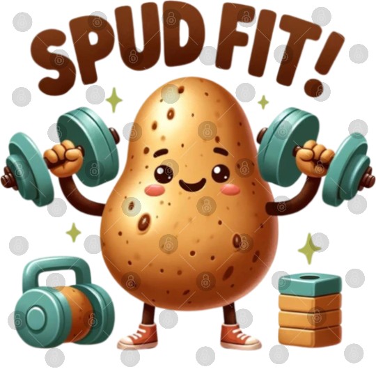Spud Fit: Lifting Potato Gym Digital Files