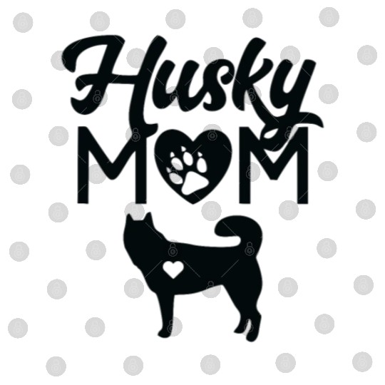 Husky mom Digital Files