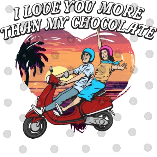 I Love You More Than Chocolate Funny Valentines Da Digital Files