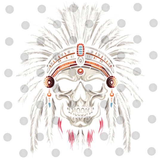 Indigenous Native American Skull Skull Head Digital Files