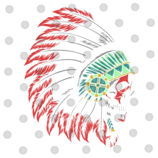 Indigenous Native American Skull Skull Head Digital Files