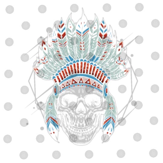 Indigenous Native American Skull Head Digital Files