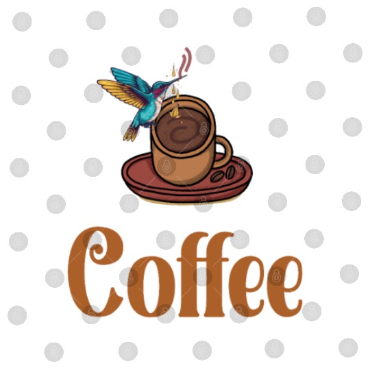 A Good Day Starts With Coffee And Hummingbird Digital Files