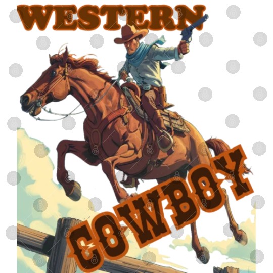 Vintage Western Cowboy,country Digital Files, Retro 90s