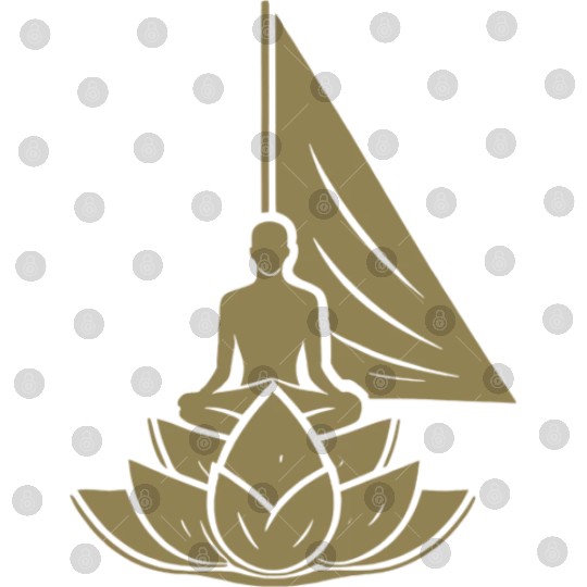 Meditation Sailboat Lotus Inner Peace Digital Files