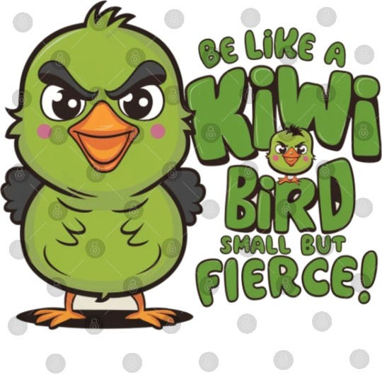 Be Like a kiwi BIrd Small But Fierce1 Digital Files