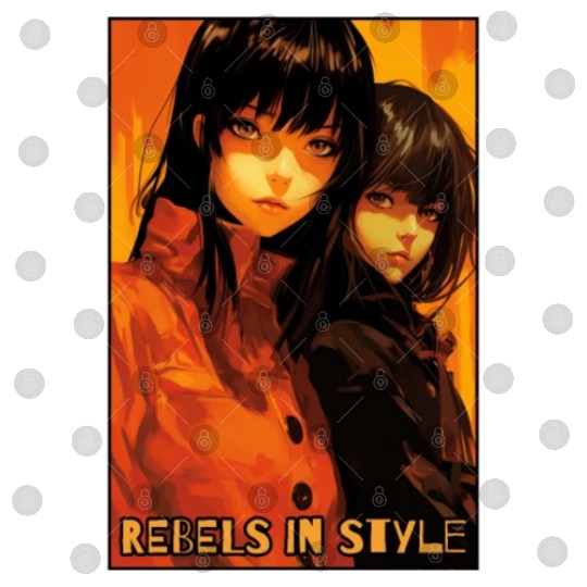 Rebels in Style: Anime Girls Digital Files