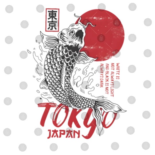 koi fish tokyo japan anime japanese Digital Files