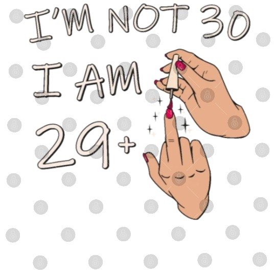Im Not 30, I Am 29 Plus 1 Middle Finger, 30th Digital Files