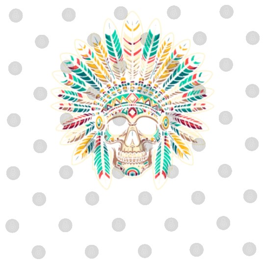 Indigenous Native American Skull Head Digital Files