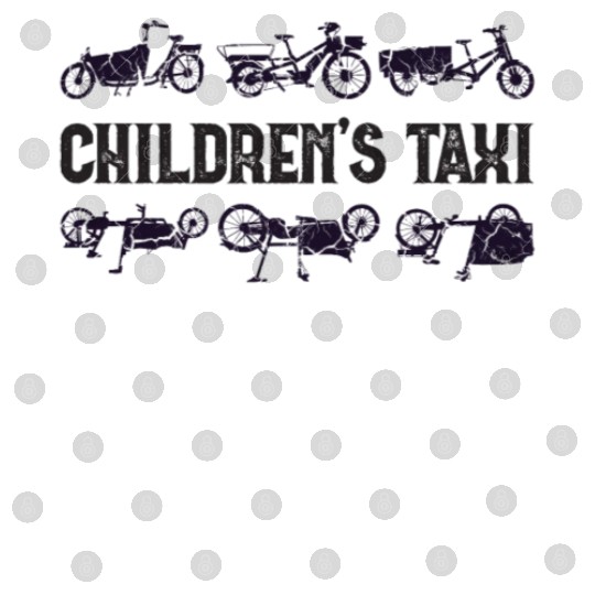 Childrens Taxi Cargo Bicycle Cargobike Digital Files