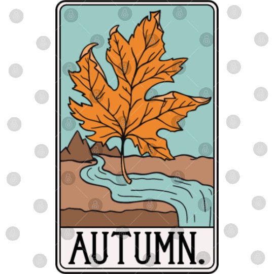 The Autumn - Tarot Card Digital Files