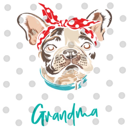 French Bulldog Lovers FRENCHIE GRANDMA Funny Digital Files