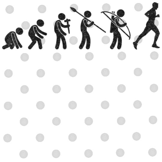 Evolution Running Black Grunge Digital Files