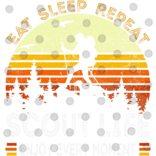 Eat Sleep Scout Repeat Camping Digital Files