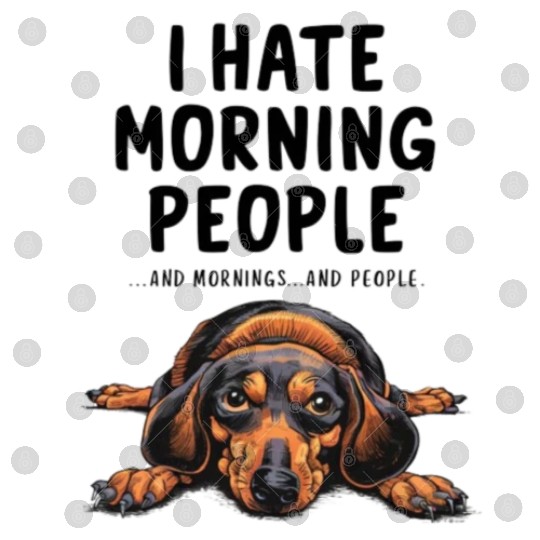Angry Dog Hates Mornings and People Digital Files