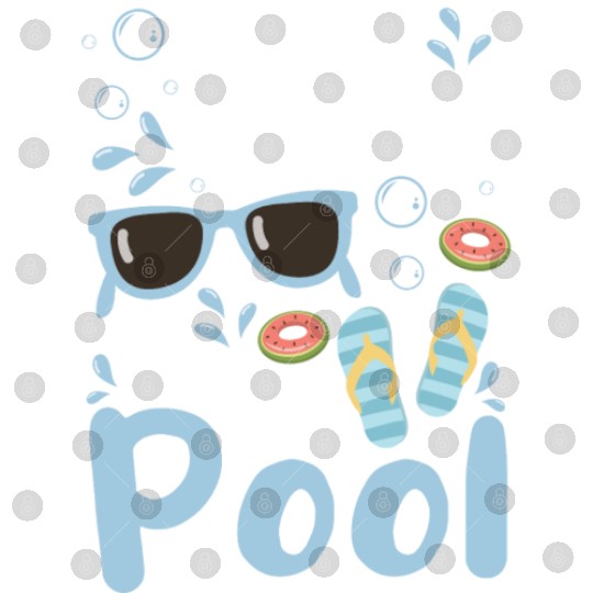 Pool Summer Pool Party Digital Files