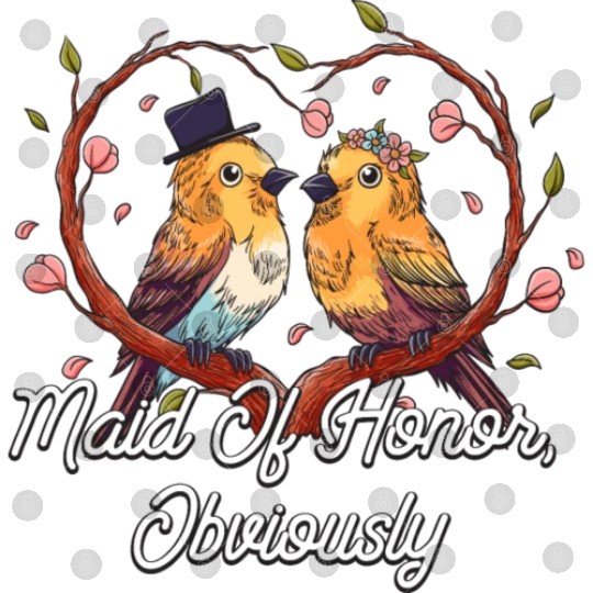 Maid Of Honor Obviously Best Woman Bridesmaid Best Digital Files
