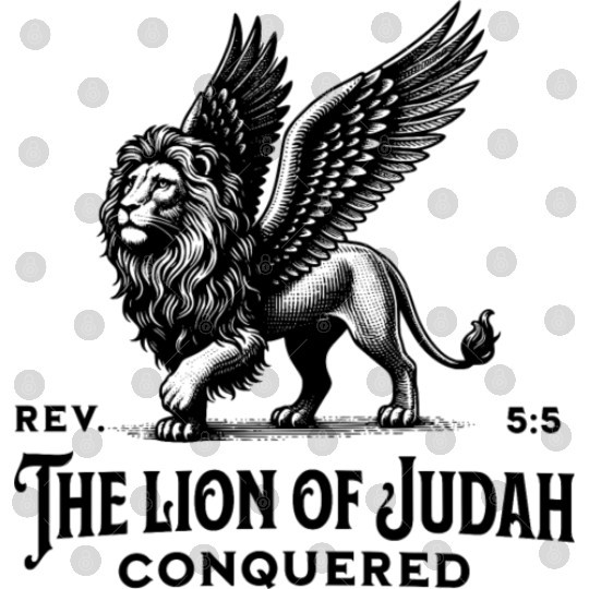 The Lion of Judah Conquered, bible verse Digital Files