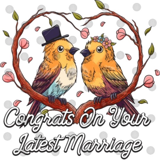 Congrats On Your Latest Marriage Wedding Sarcastic Digital Files