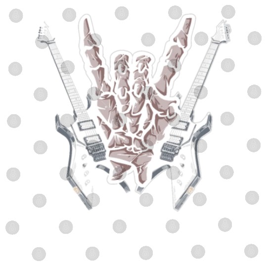 Electric Guitar Skeleton Digital Files