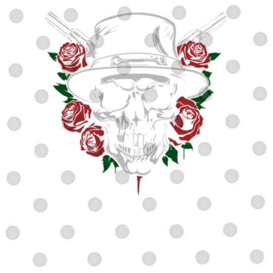 Skeleton Roses Guitar Guns Skull Roses Digital Files