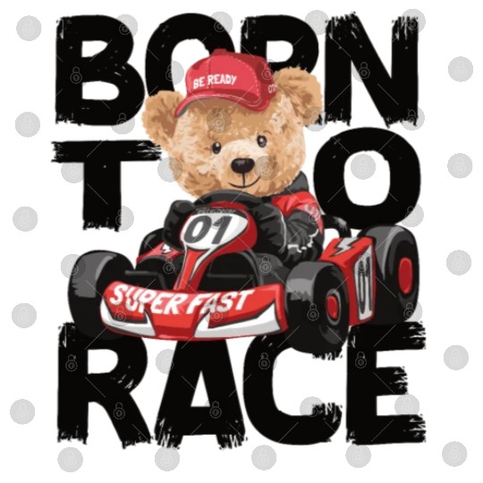Born To Race Motorsport Car Racing Driver Kart Digital Files