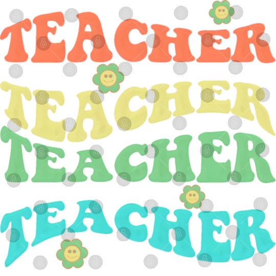 Retro Groovy In My Teacher Era Teacher Life T-Shir Digital Files