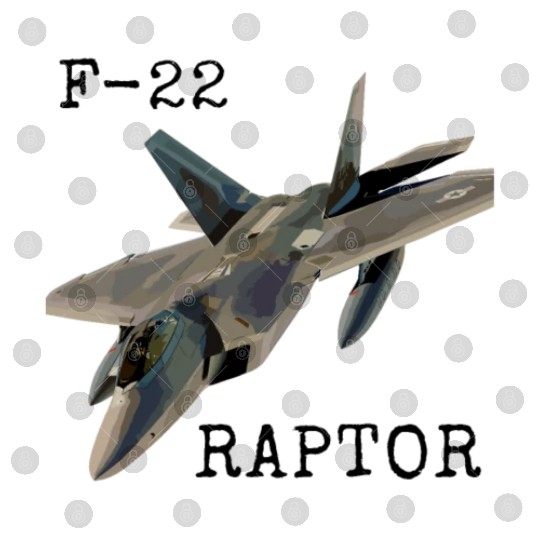 Air Force F-22 Raptor Fighter Jet Military Pilot Digital Files
