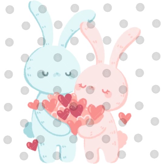 Whimsical Duo: Creative Couple Graphics Design Digital Files