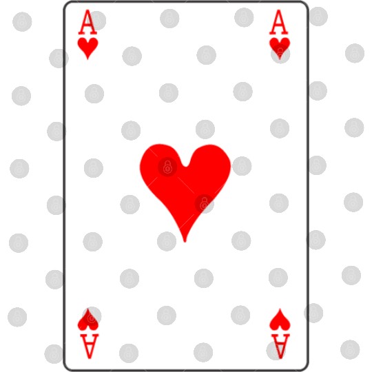 Hearts Playing Card Digital Files