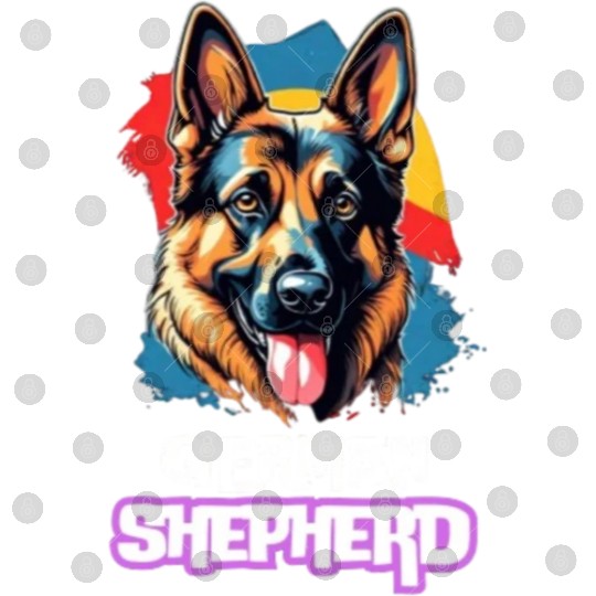 Cool german shepherd design Digital Files